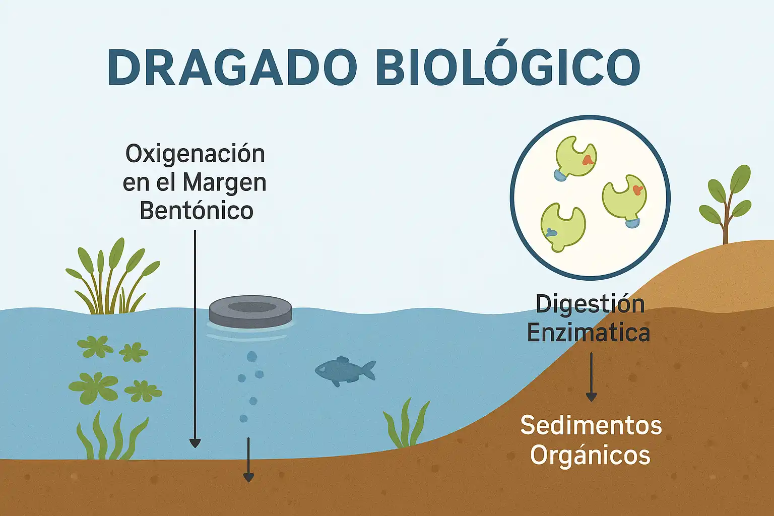 ¿Qué es el dragado biológico y por qué tu proyecto medioambiental debe considerarlo? 1 dragado biologico hydrolisis web